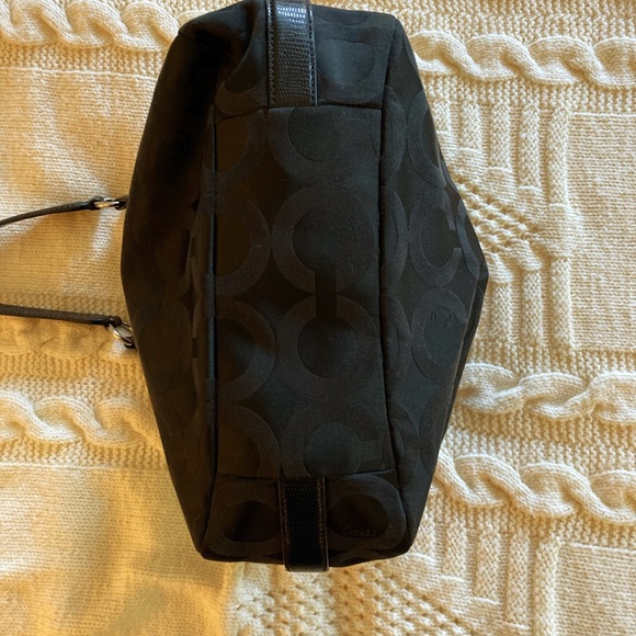 Coach Black Signature Canvas and Leather Madison Hobo Bag - Picture 4 of 15